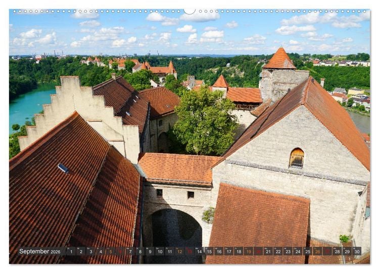 Produktbild: Ausflug Burg Burghausen (Wandkalender 2026 DIN A2 quer), CALVENDO Monatskalender