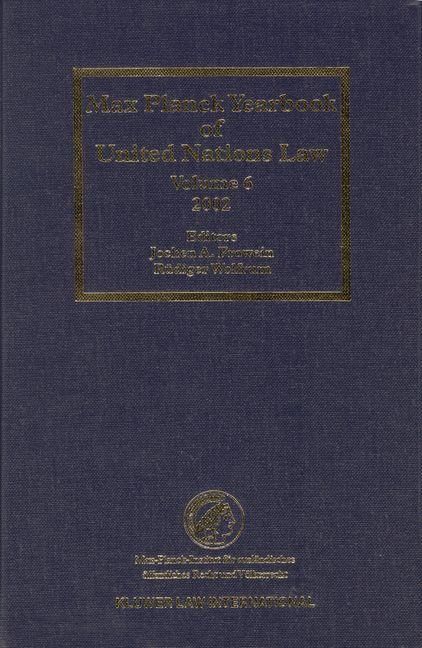 Produktbild: Max Planck Yearbook of United Nations:2002