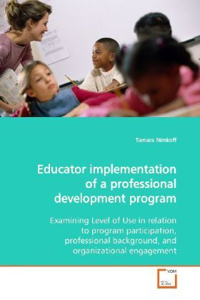 Produktbild: Nimkoff, T: Educator implementation of a professional develo