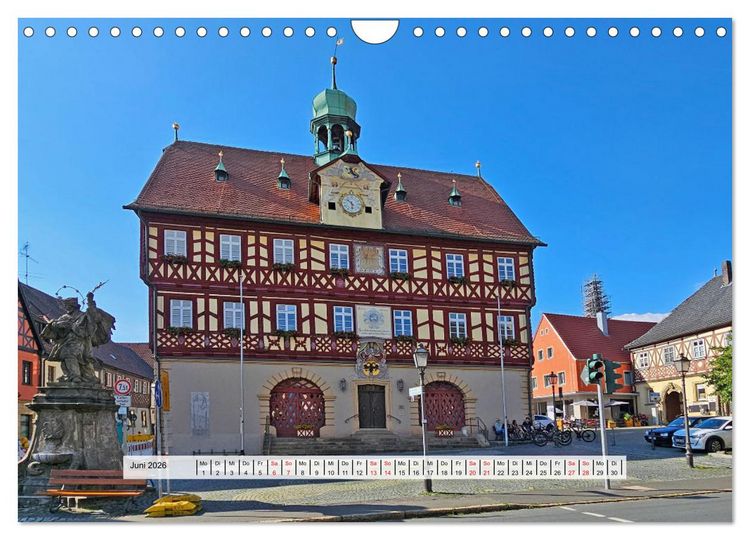Produktbild: Bad Staffelstein - historische Stadt am Obermain (Wandkalender 2026 DIN A4 quer), CALVENDO Monatskalender