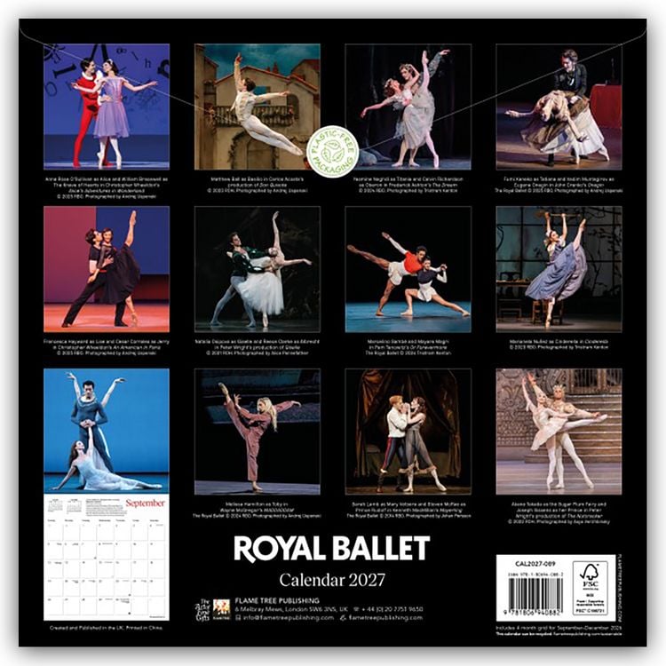 Produktbild: Royal Ballet &ndash; K&ouml;niglich Britisches Ballett Kalender 2027