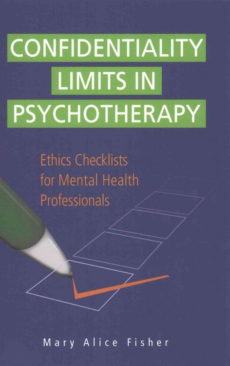 Produktbild: Confidentiality Limits in Psychotherapy