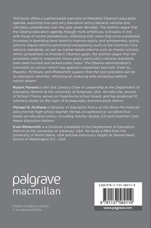 Produktbild: Education Reform in the Obama Era