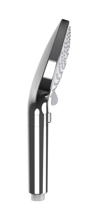 Produktbild: Duschkopf Mod. Water Saving, 12 cm, chrom, ABS, wei&szlig;, 3 Funktionen, wassersparend