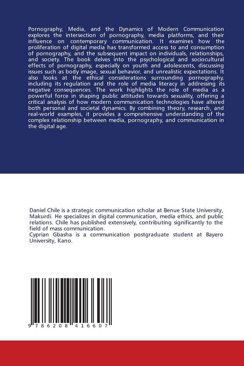 Produktbild: Pornography, Media, and the Dynamics of Modern Communication
