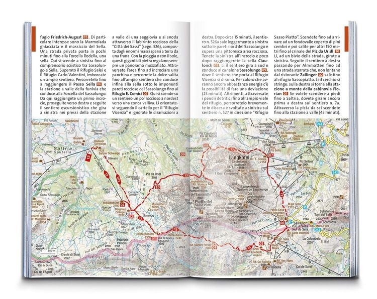Produktbild: KOMPASS guida escursionistica Alpe di Siusi, Sassolungo, Sciliar, Val di Tires, 35 itinerari