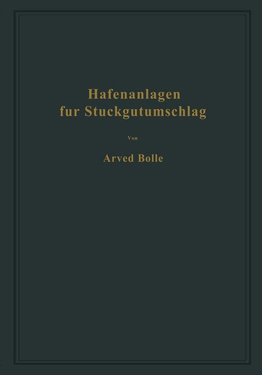 Produktbild: Hafenanlagen f&uuml;r St&uuml;ckgutumschlag