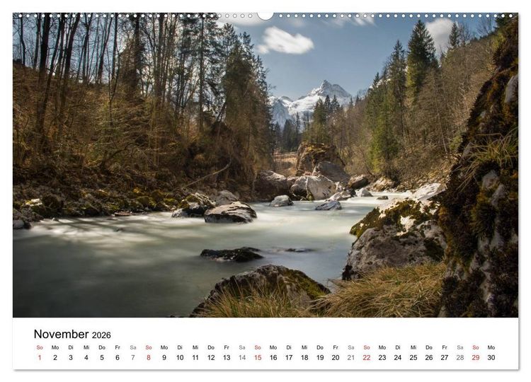 Produktbild: Salzburger Saalachtal - unterwegs im Pinzgau (Wandkalender 2026 DIN A2 quer), CALVENDO Monatskalender