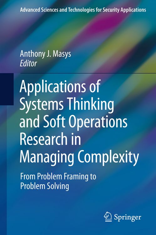 Produktbild: Applications of Systems Thinking and Soft Operations Research in Managing Complexity