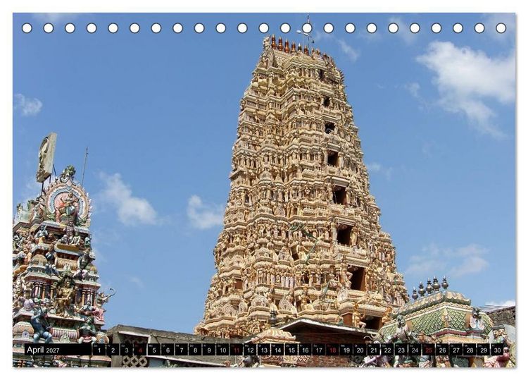Produktbild: Sri Lanka (Tischkalender 2027 DIN A5 quer), CALVENDO Monatskalender