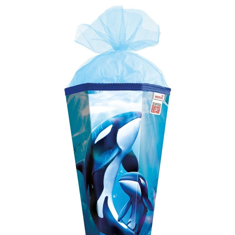 Produktbild: Motivschult&uuml;te, Orcas, 85 cm