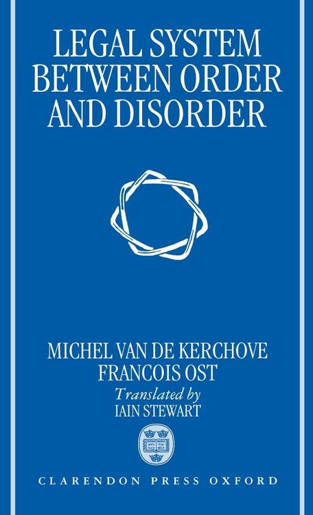 Produktbild: The Legal System Between Order and Disorder