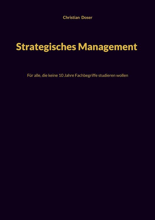 Produktbild: Strategisches Management