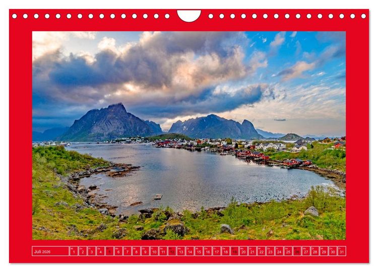 Produktbild: Lofoten - Norwegens Juwelen (Wandkalender 2026 DIN A4 quer), CALVENDO Monatskalender