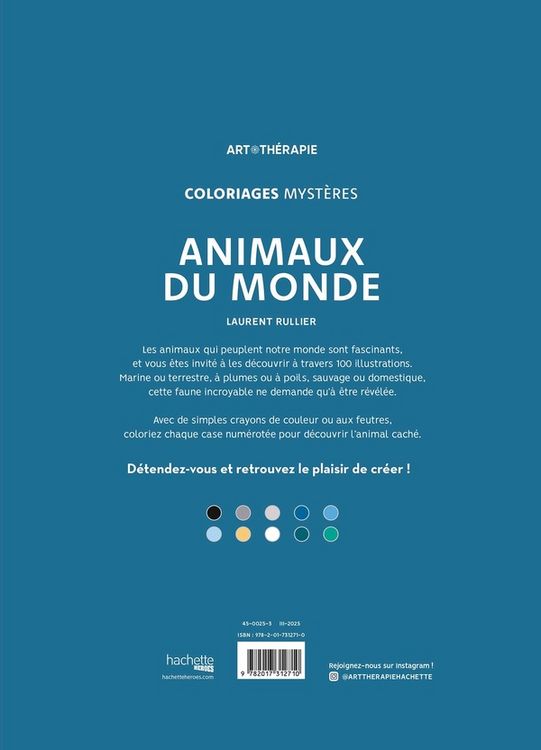 Produktbild: Animaux du monde : coloriages myst&egrave;res