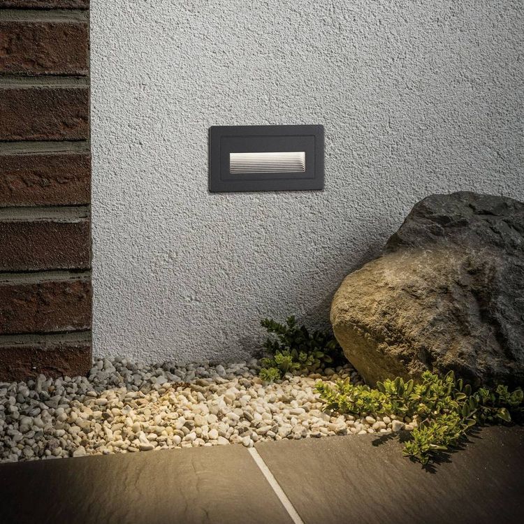 Produktbild: Paulmann 94383 Wandeinbauleuchte LED fest eingebaut LED Schwarz