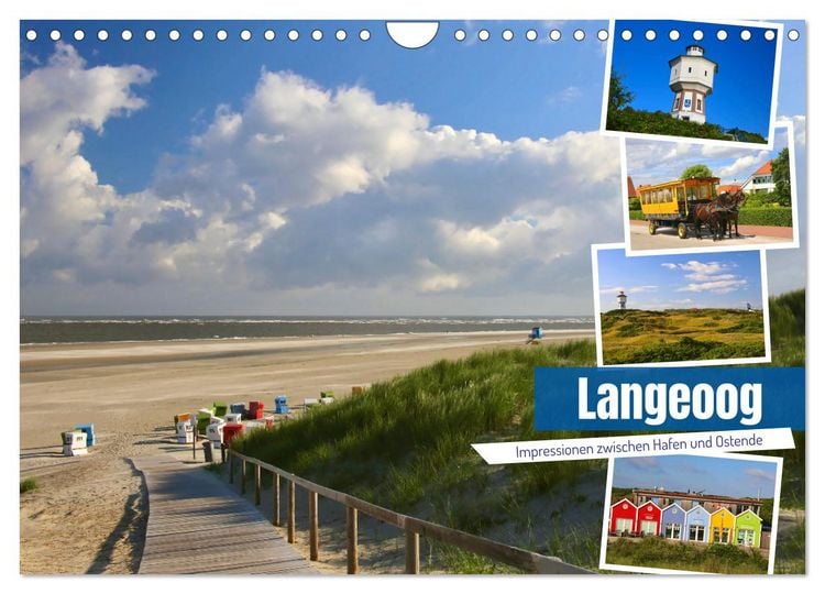 Produktbild: Langeoog 2026. Impressionen zwischen Hafen und Ostende (Wandkalender 2026 DIN A4 quer), CALVENDO Monatskalender