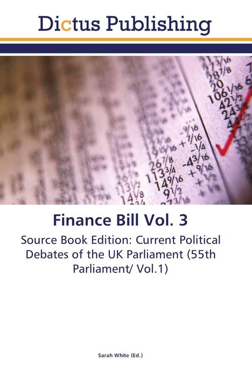 Produktbild: Finance Bill Vol. 3
