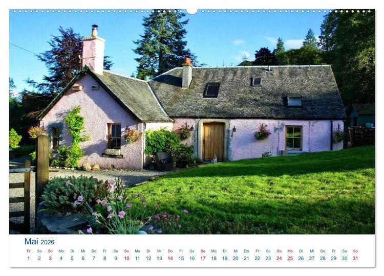 Produktbild: Schottlands S&uuml;den 2026. Impressionen zwischen Edinburgh, Loch Ness und Isle of Skye (Wandkalender 2026 DIN A2 quer), CALVENDO Monatskalender