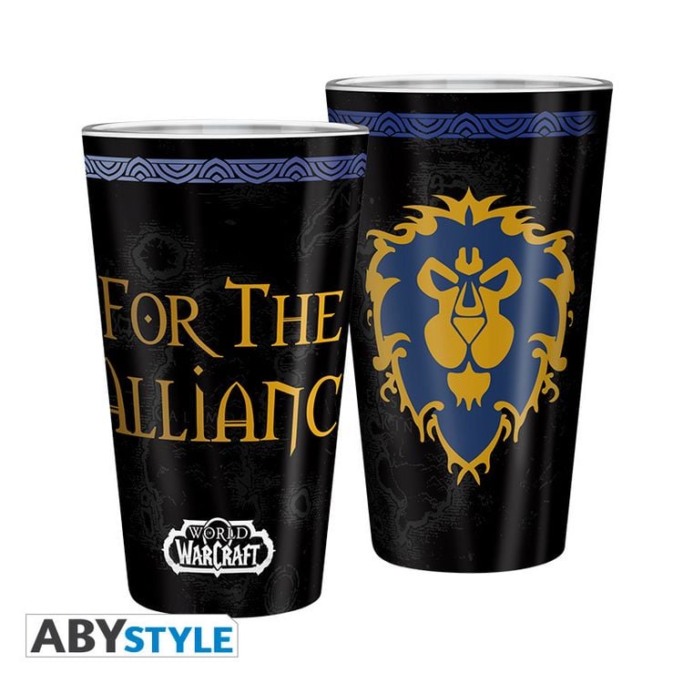 Produktbild: ABYstyle - World Of Warcraft Alliance Xl-Glas- 400 ml