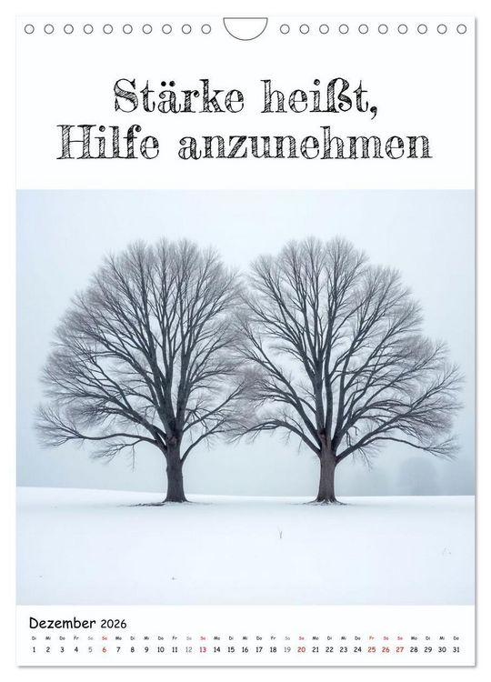 Produktbild: Positiv denken - Kalender f&uuml;r mehr Selbstvertrauen (Wandkalender 2026 DIN A4 hoch), CALVENDO Monatskalender