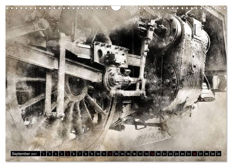 Produktbild: Dampflok Impressionen (Wandkalender 2027 DIN A3 quer), CALVENDO Monatskalender