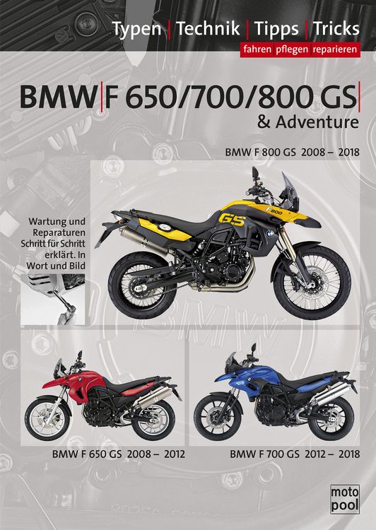 Produktbild: BMW F 650 GS, F 700 GS, F 800 GS, Reparaturanleitung
