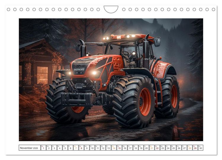 Produktbild: Surrealistische Traktoren (Wandkalender 2026 DIN A4 quer), CALVENDO Monatskalender