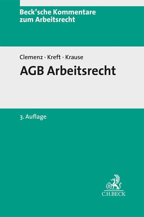 Produktbild: Beck'sche Kommentare zum Arbeitsrecht / AGB-Arbeitsrecht
