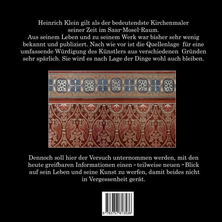 Produktbild: Der Merziger Kirchenmaler Heinrich Klein 1856-1943