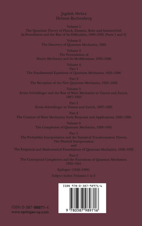 Produktbild: The Probability Interpretation and the Statistical Transformation Theory, the Physical Interpretation, and the Empirical and Mathematical Foundations of Quantum Mechanics 1926&ndash;1932
