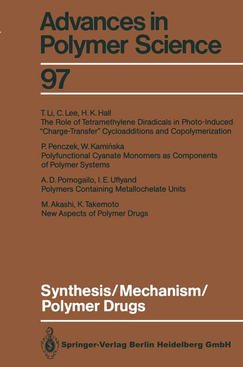 Produktbild: Synthesis/Mechanism/Polymer Drugs
