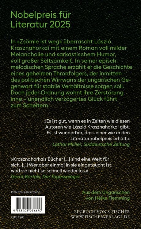 Produktbild: Zs&ouml;mle ist weg