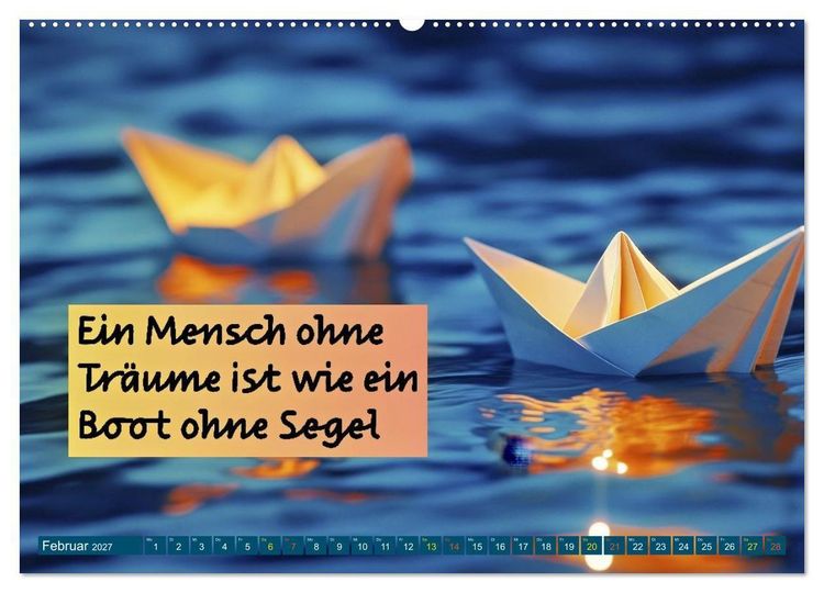 Produktbild: Segeln - mit einem Augenzwinkern (Wandkalender 2027 DIN A2 quer), CALVENDO Monatskalender