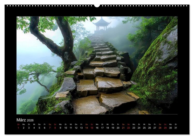 Produktbild: Abenteuerliche Wege (hochwertiger Premium Wandkalender 2026 DIN A2 quer), Kunstdruck in Hochglanz