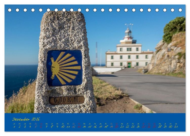 Produktbild: Camino 2026 (Tischkalender 2026 DIN A5 quer), CALVENDO Monatskalender