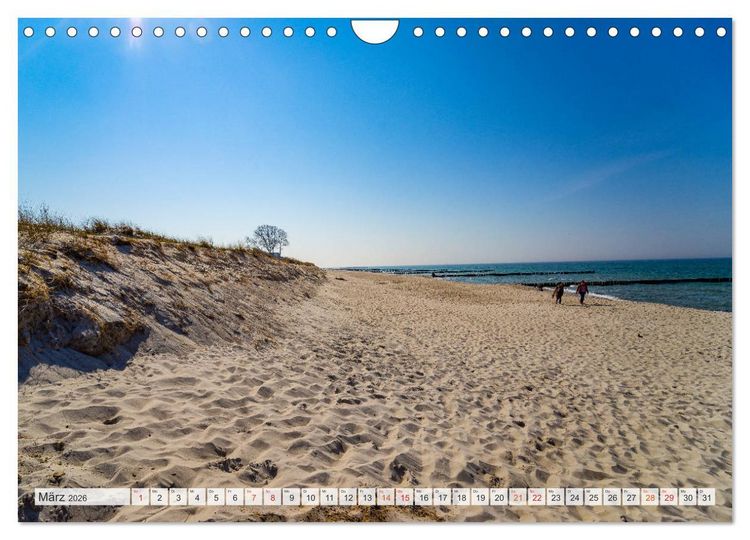 Produktbild: Ahrenshoop Impressionen (Wandkalender 2026 DIN A4 quer), CALVENDO Monatskalender