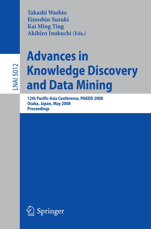 Produktbild: Advances in Knowledge Discovery and Data Mining