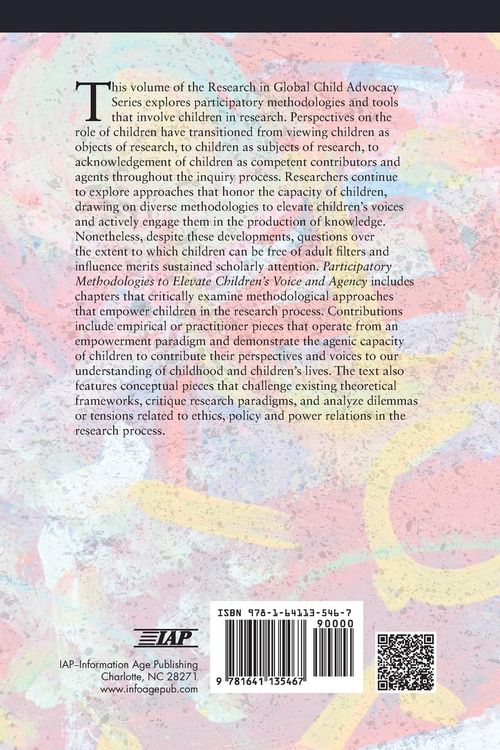 Produktbild: Participatory Methodologies to Elevate Children's Voice and Agency