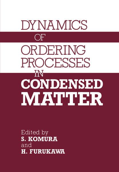 Produktbild: Dynamics of Ordering Processes in Condensed Matter