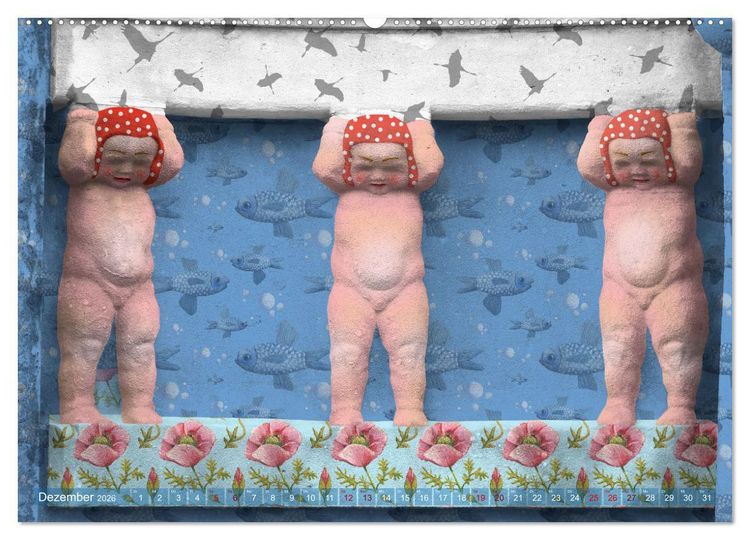 Produktbild: DIE SEELE IM STEIN (Wandkalender 2026 DIN A2 quer), CALVENDO Monatskalender