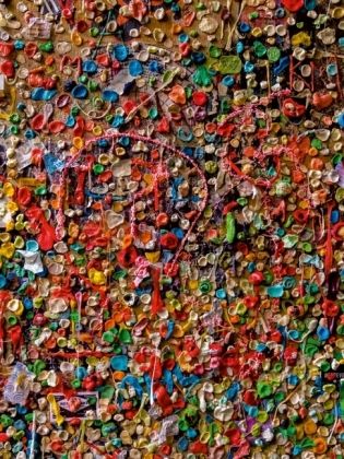 Produktbild: CALVENDO Puzzle Gum Wall - Seattle | 1000 Teile Lege-Gr&ouml;&szlig;e 64x48cm Foto-Puzzle f&uuml;r gl&uuml;ckliche Stunden