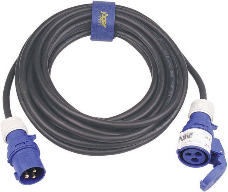 Produktbild: SIROX 361.410 Strom Verl&auml;ngerungskabel 16A Schwarz 10.00m H07RN-F 3G 2,5mm&sup2;