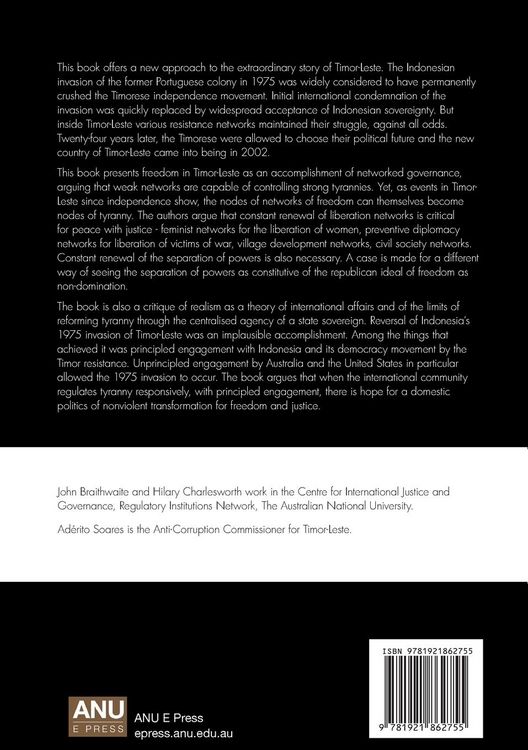 Produktbild: Networked Governance of Freedom and Tyranny