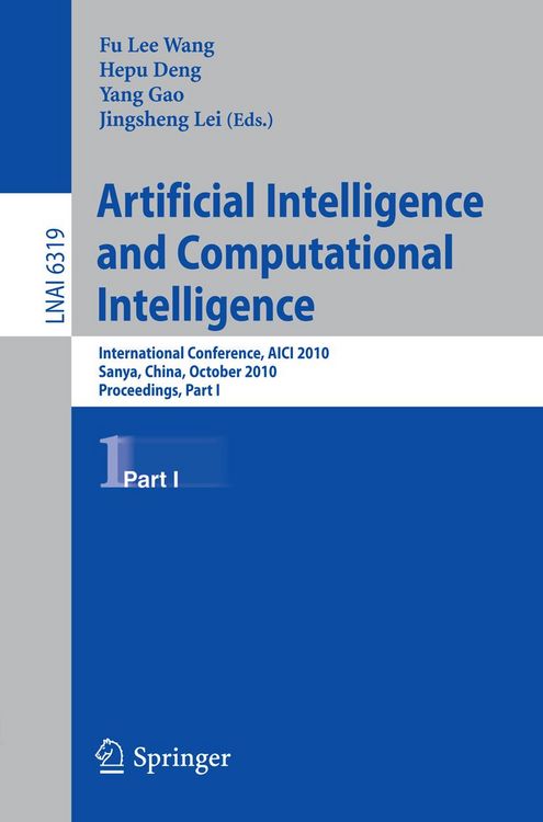 Produktbild: Artificial Intelligence and Computational Intelligence