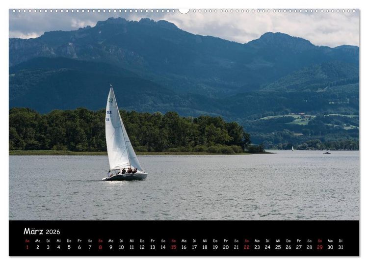 Produktbild: Sch&ouml;nes Oberbayern (hochwertiger Premium Wandkalender 2026 DIN A2 quer), Kunstdruck in Hochglanz