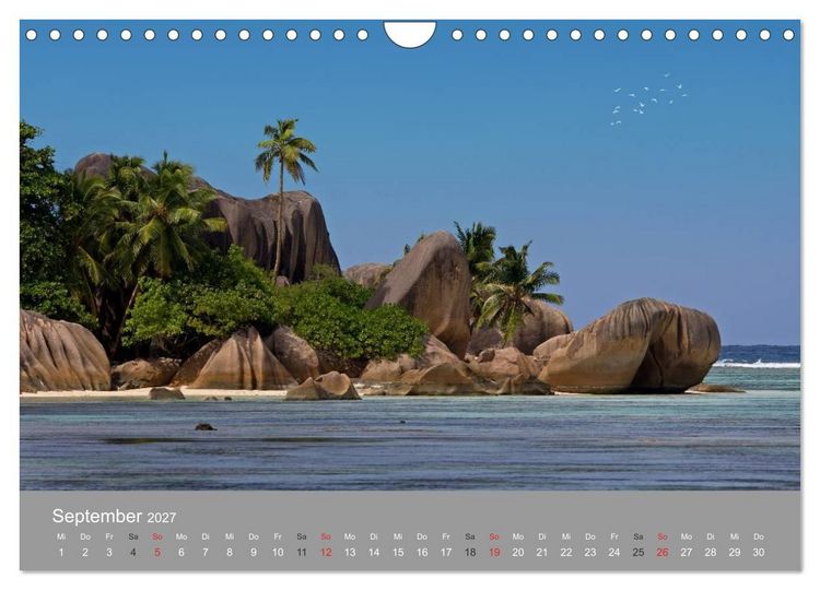 Produktbild: Seychellen (Wandkalender 2027 DIN A4 quer), CALVENDO Monatskalender