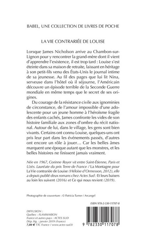 Produktbild: La vie contrari&eacute;e de Louise