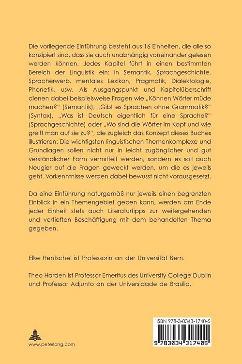 Produktbild: Einf&uuml;hrung in die germanistische Linguistik