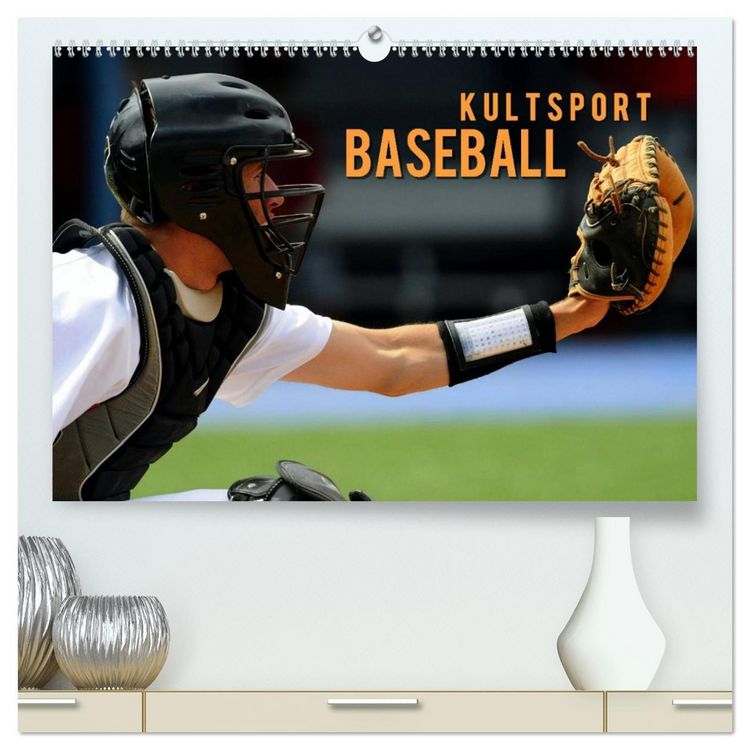Produktbild: Kultsport Baseball (hochwertiger Premium Wandkalender 2026 DIN A2 quer), Kunstdruck in Hochglanz